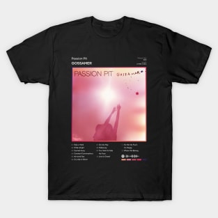 Passion Pit - Gossamer Tracklist Album T-Shirt